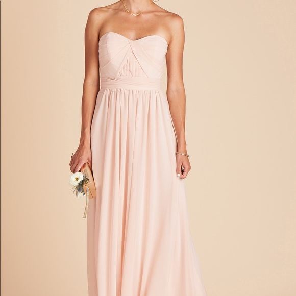 NWT Birdy Grey Bridesmaid Dress Pale Blush - Picture 3 of 4